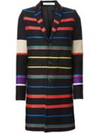 Givenchy Woven Striped Overcoat