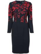 Sachin & Babi Floral Embroidered Dress - Black