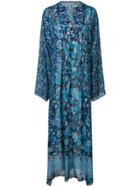 Anna Sui Curtain Of Stars Kaftan - Blue