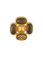 Chanel Vintage Stone Brooch