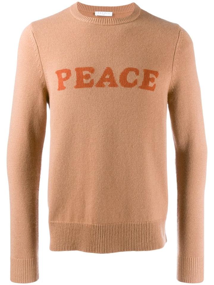 Sandro Paris Peace Jumper - Brown