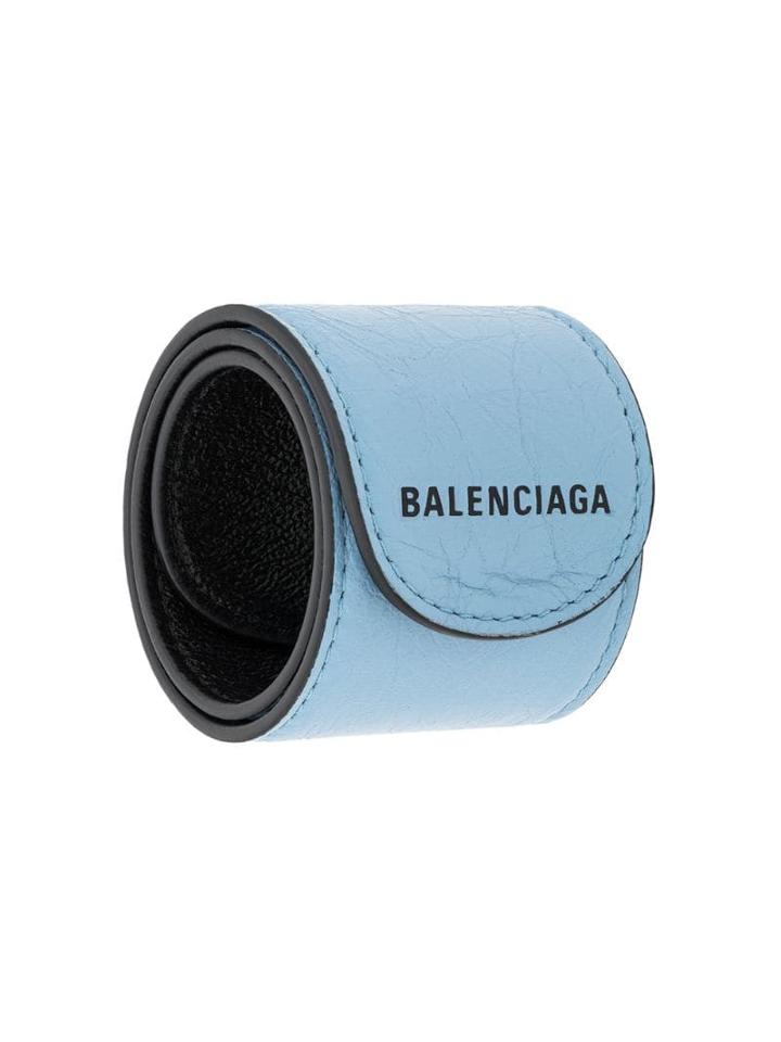 Balenciaga Cycle Logo Bracelet - Blue