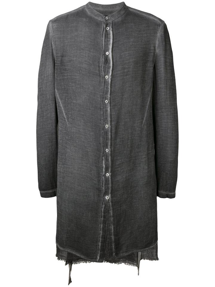 Tom Rebl - Fitted Shirt - Men - Cotton - 50, Grey, Cotton