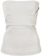Rick Owens Strapless Fitted Top - Neutrals