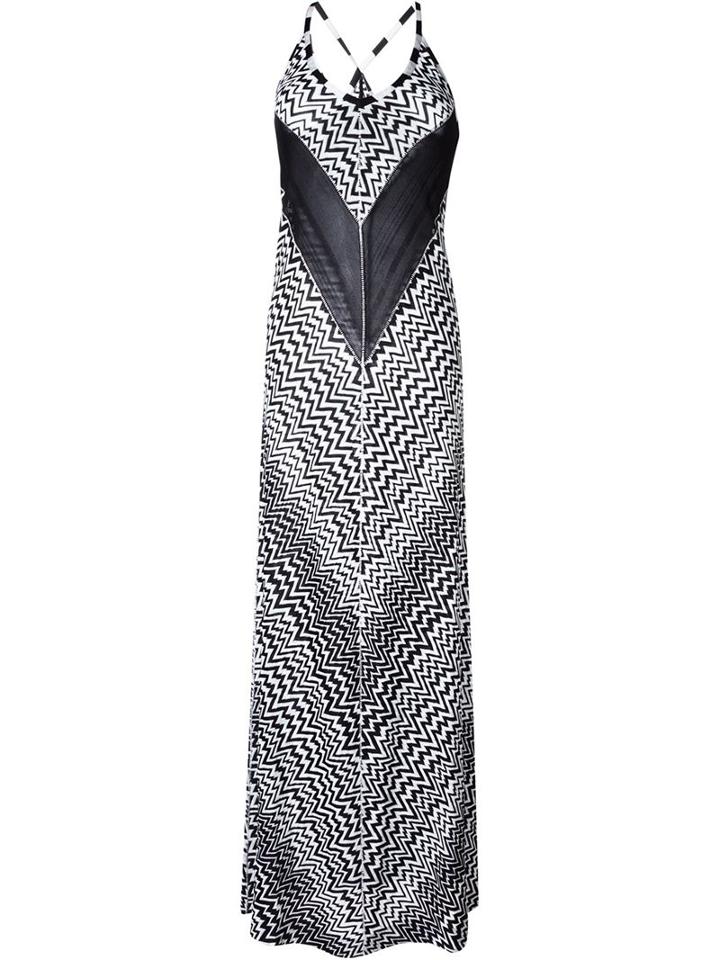 Missoni Zigzag Pattern Maxi Dress