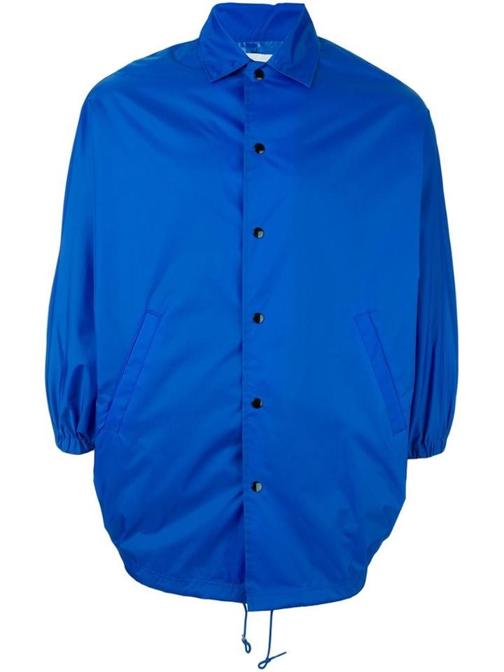 Ganryu Comme Des Garcons Poncho Jacket - Blue