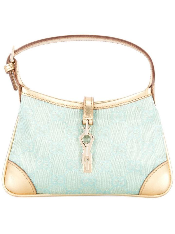 Gucci Pre-owned Jackie Gg Mini Hand Bag - Blue