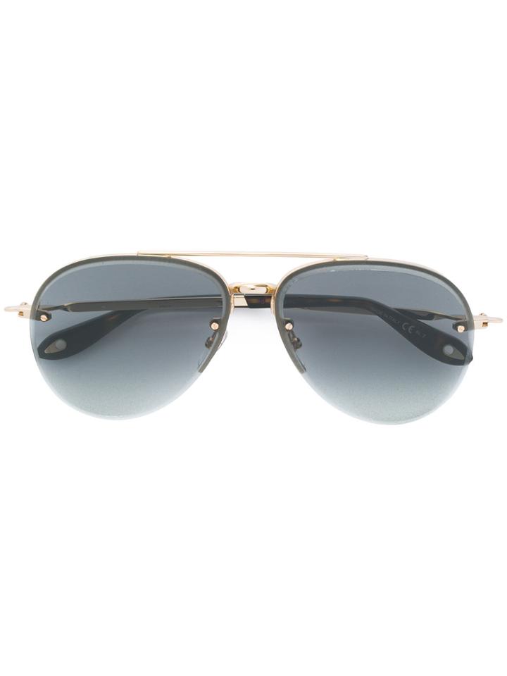 Givenchy Eyewear Tinted Aviator Sunglasses - Metallic