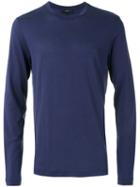 Joseph Long Sleeve Sweatshirt, Men's, Size: Small, Blue, Cotton/lyocell