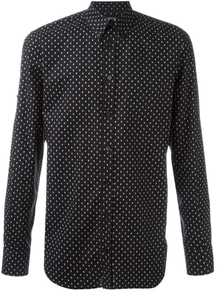 Alexander Mcqueen Mini Skull Button Down Shirt