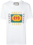 Gucci Gucci Print T-shirt, Men's, Size: Large, White, Cotton