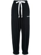 Natasha Zinko Drawstring Track Trousers - Blue