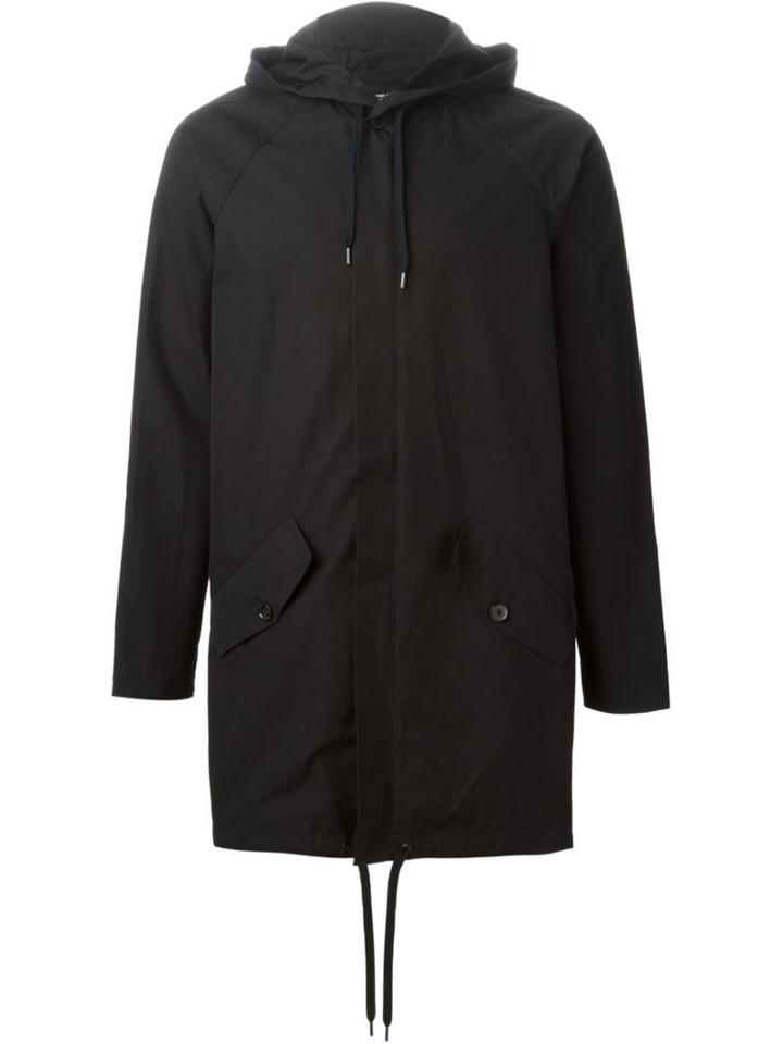 A Kind Of Guise Hooded Parka, Men's, Size: Large, Black, Cotton