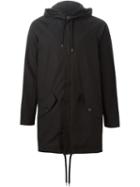 A Kind Of Guise Hooded Parka, Men's, Size: Large, Black, Cotton