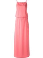 P.a.r.o.s.h. Cut Out Detail Evening Dress, Women's, Size: Medium, Pink/purple, Polyester