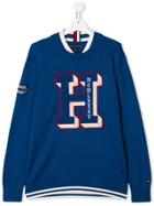 Tommy Hilfiger Junior Letterman Sweatshirt - Blue