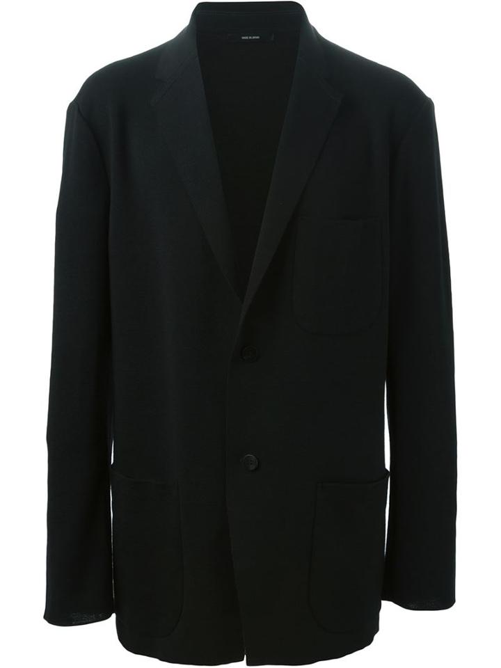 Issey Miyake Men Two-button Blazer, Size: 3, Black, Wool