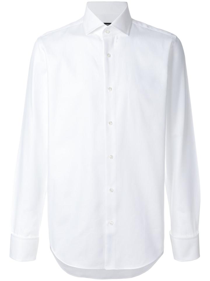 Boss Hugo Boss Long Sleeved Shirt - White