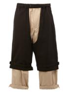 Yohji Yamamoto Layered Cropped Trousers