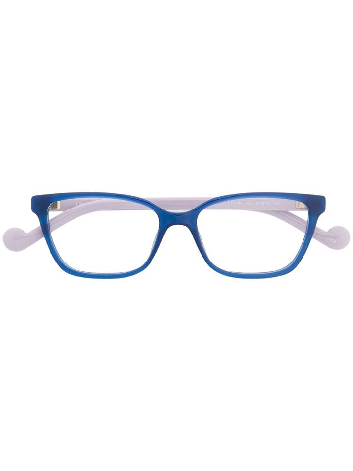 Liu Jo Dual-colour Square Glasses - Blue