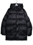 Emporio Armani Kids Teen Padded Coat - Blue
