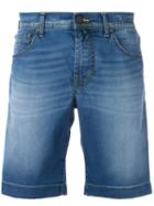 Jacob Cohen Wide Jean Shorts, Men's, Size: 34, Blue, Cotton/polyester/spandex/elastane