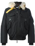 Parajumpers Faux Fur Trim Padded Jacket - Black