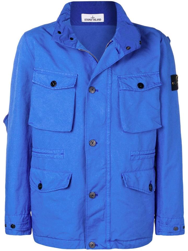 Stone Island Multi-pocket Jacket - Blue