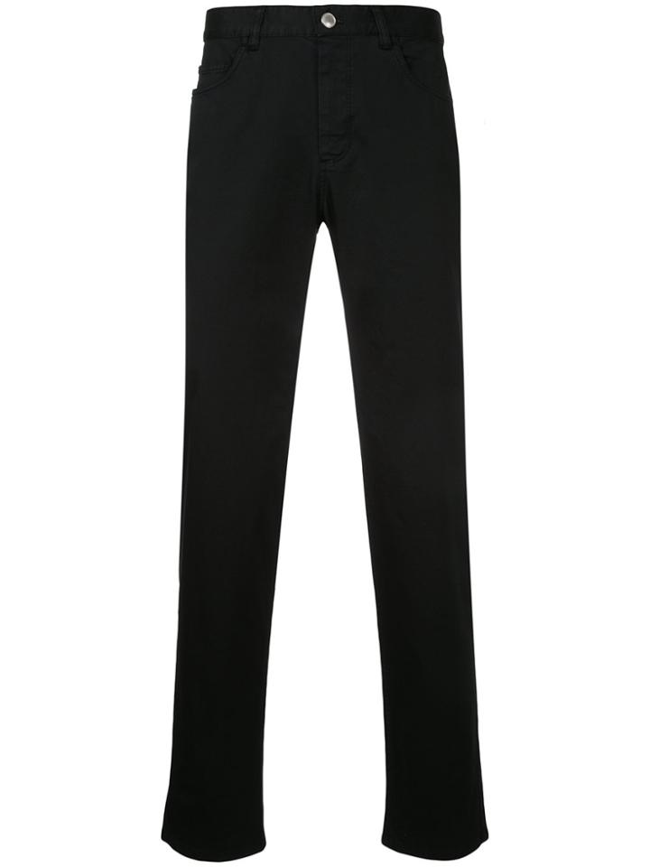 Cerruti 1881 Straight-leg Trousers - Black