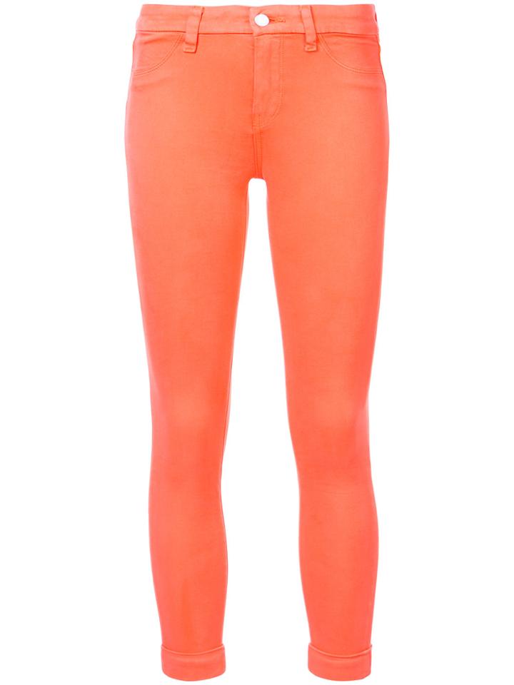 J Brand Super Skinny Jeans - Yellow & Orange