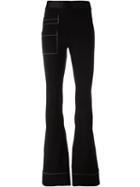 Ssheena Flared Leggings, Women's, Size: 42, Black, Polyamide/viscose