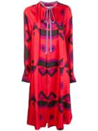 Marni Printed Midi Dress - Red