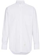 Thom Browne Grosgrain Placket Shirt - White
