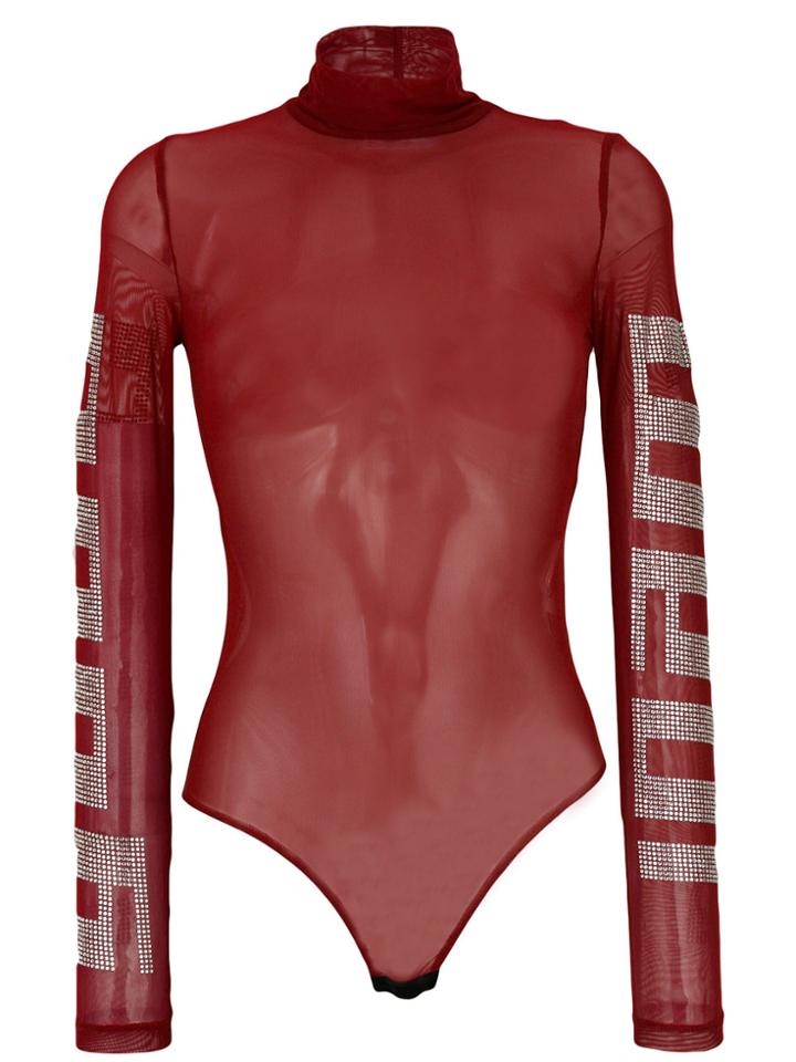 Gcds Sheer Top - Red