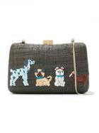 Serpui Straw Clutch - Brown