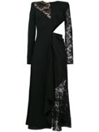 Givenchy Lace Insert Dress - Black