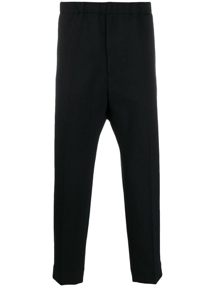 Jil Sander Elastic Waist Trousers - Blue