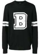 Balmain Letter Sweater - Black