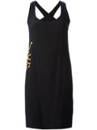 Gianfranco Ferre Vintage Lace-up Hardware Detail Dress - Black