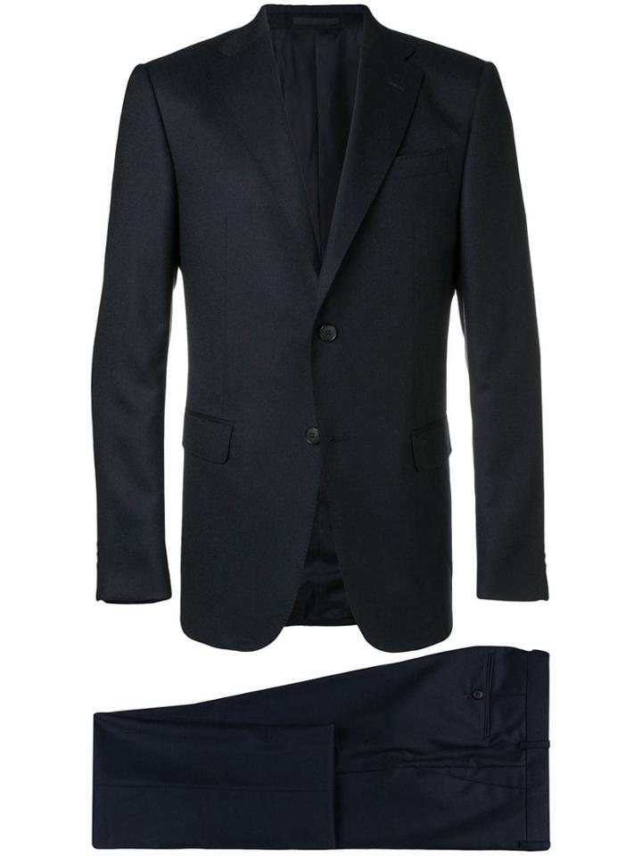 Z Zegna Two-piece Slim Fit Suit - Blue