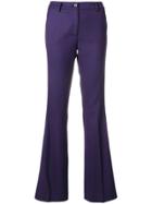 P.a.r.o.s.h. Side Panelled Flared Trousers - Pink & Purple