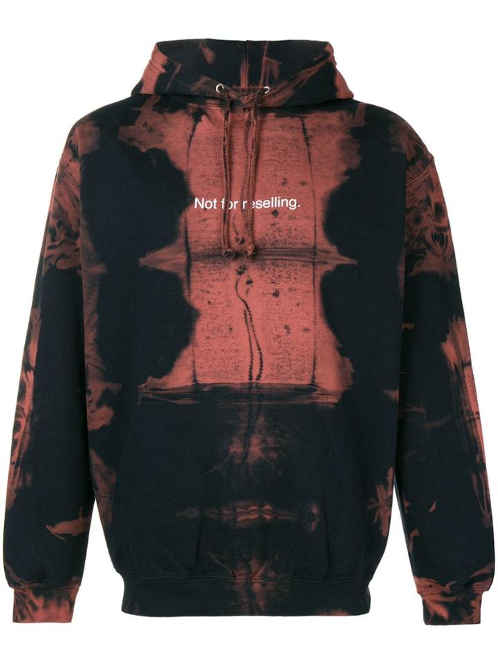 F.a.m.t. Reselling Bleached Hoodie - Blue