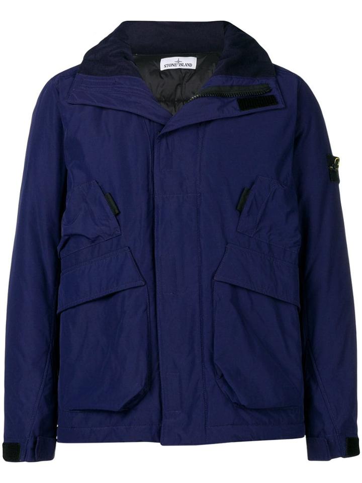 Stone Island Short Parka - Pink & Purple