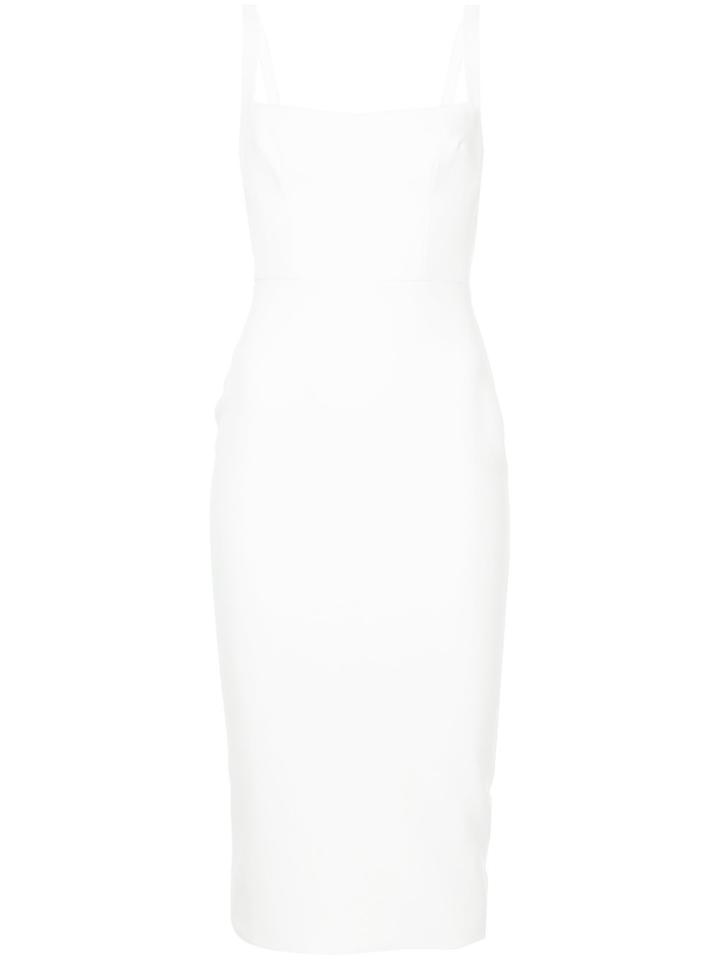 Alex Perry Victoria Midi Dress - White