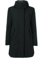 Woolrich Padded Mid-length Coat, Women's, Size: Small, Black, Polyamide/duck Feathers/feather Down