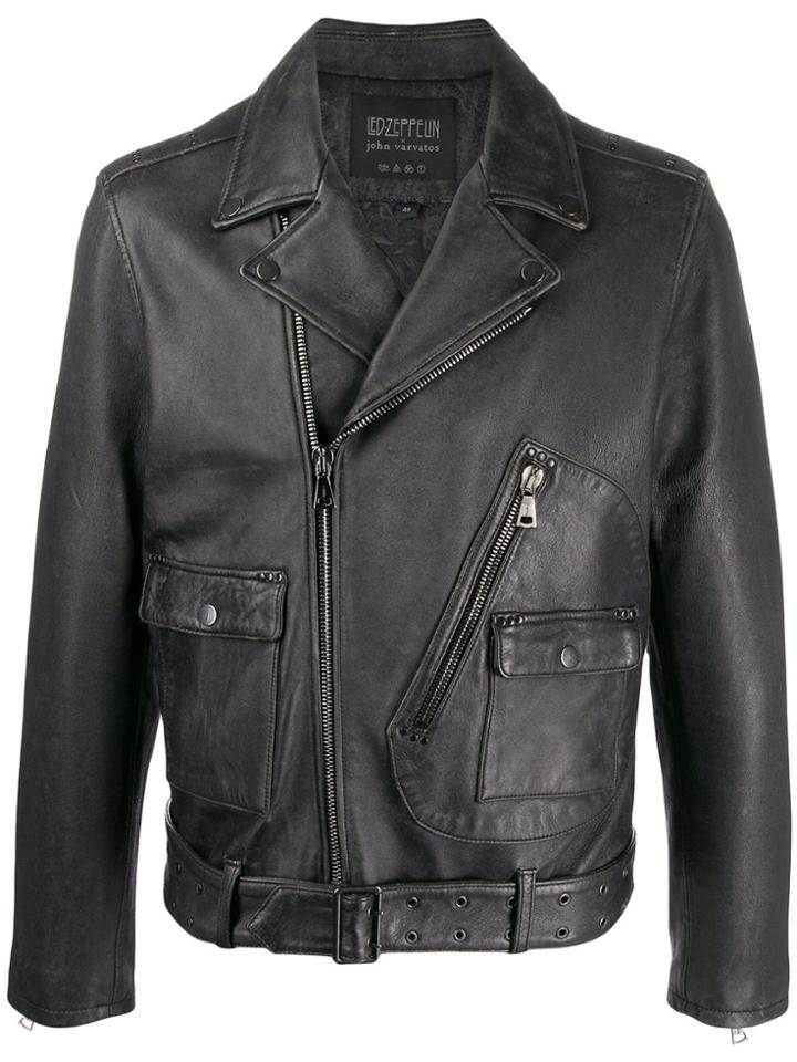 John Varvatos X Led Zeppelin Biker Jacket - Black