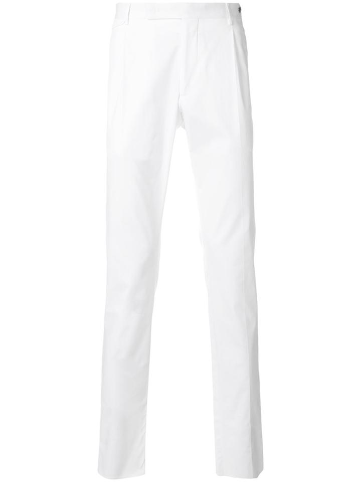 Tagliatore Classic Chinos - White