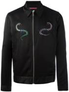 Ps By Paul Smith - Patches Bomber Jacket - Men - Cotton/rayon/wool - M, Black, Cotton/rayon/wool