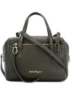 Salvatore Ferragamo Small Gancio Satchel, Women's, Green