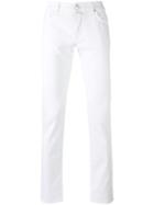 Jacob Cohen - Slim Fit Jeans - Men - Cotton/spandex/elastane - 33, White, Cotton/spandex/elastane